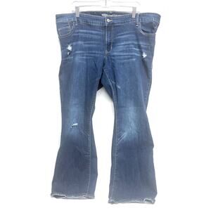 Vintage Old Navy distressed style low rise Rockstar jeans plus size 22